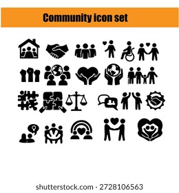 Symbol für Community- und soziale Verbindungen 