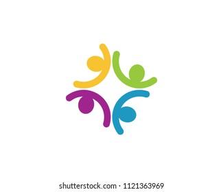 Community symbol illustration design