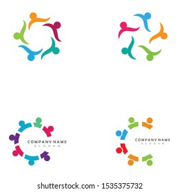 Community Symbol Vector Icon Illustration