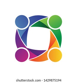Community and Teamwork Logo Design