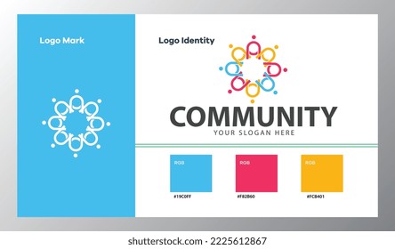 community unity company logo design