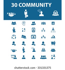 community, users icons