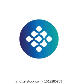 community vector design. tech vector art.