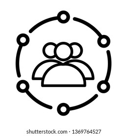 community vector icon