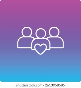 Community vector icon. Can be used for printing, mobile and web applications.