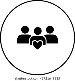 Icono de Vector comunitario. Se puede utilizar para aplicaciones de impresión, móviles y de Web.