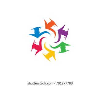 Community vector icon design