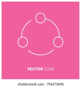 Community Vector Icon Illustration