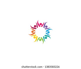 Community vector icon illustration design
