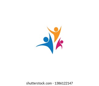 Community vector icon illustration design