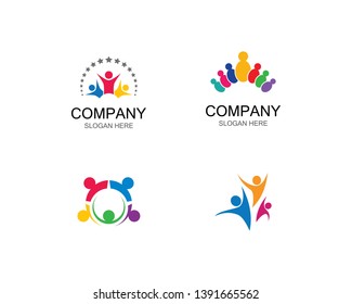 Community vector icon illustration design