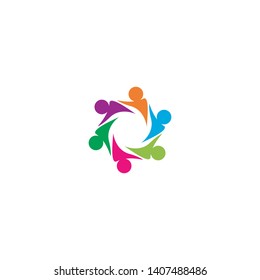 Community vector icon illustration design