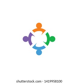 Community vector icon illustration design