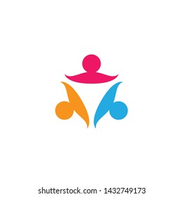 Community vector icon illustration design