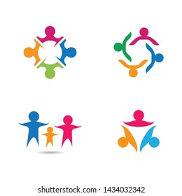Community vector icon illustration design