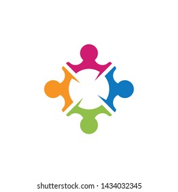 Community vector icon illustration design