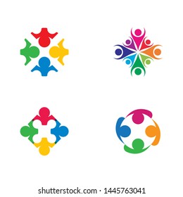 Community vector icon illustration design