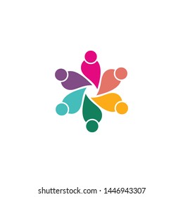 Community vector icon illustration design