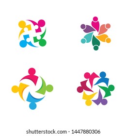 Community vector icon illustration design