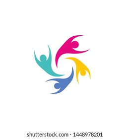 Community vector icon illustration design
