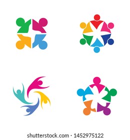 Community vector icon illustration design