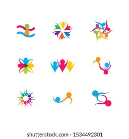 Community vector icon illustration design