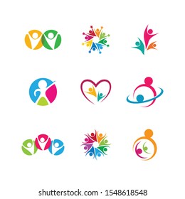 Community vector icon illustration design