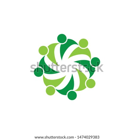 Community vector icon illustration design