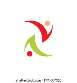 Logo-Design für Gemeinschaftsvektorsymbol