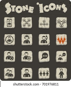 community vector icons for web and user interface design