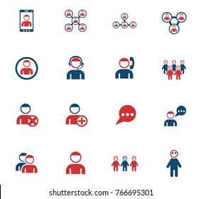 community vector icons for web and user interface design