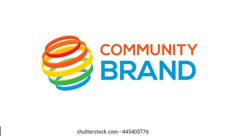 Community vector logo template. 