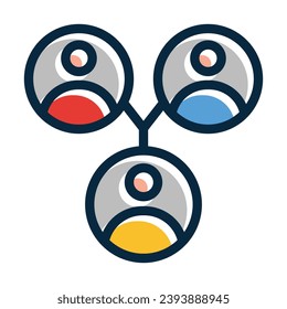 Community Vector Thick Line Filled Dark Colors Icons For Personal And Commercial Use.
