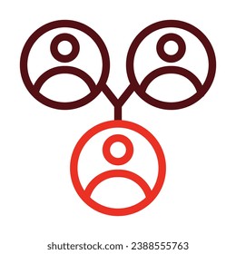 Community Vector Thick Line Two Color Icons For Personal And Commercial Use.
