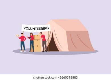 Community Volunteer Concept. Colored flat vector illustration isolated
- Powered by Shutterstock - Get 15% off with code: PIKWIZARD15