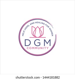 community for women logo stock design