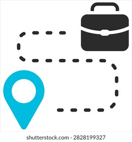 Commute Single Icon Glyph Color