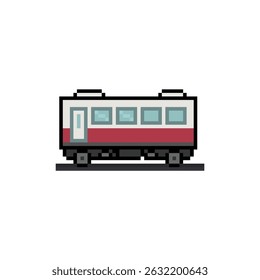 Dibujo de tren de cercanías Pixel Art