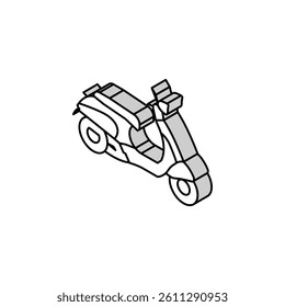 commuters minis isometric icon vector. commuters minis sign. isolated symbol illustration