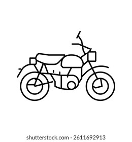 commuters minis line icon vector. commuters minis sign. isolated contour symbol black illustration