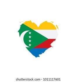Comoros flag, vector illustration