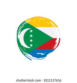 Comoros flag, vector illustration