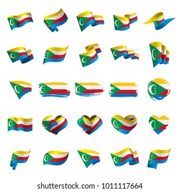 Comoros flag, vector illustration