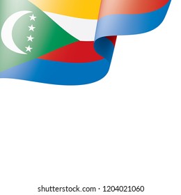 Comoros flag, vector illustration on a white background