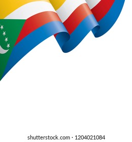 Comoros flag, vector illustration on a white background