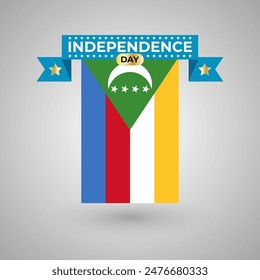 Comoros Independence Day Flag Banner