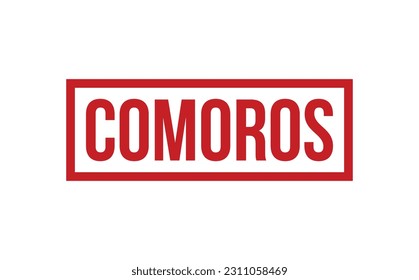Comoros Rubber Stamp Seal Vector