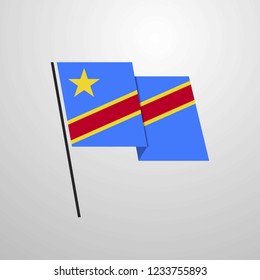 Comoros waving flag