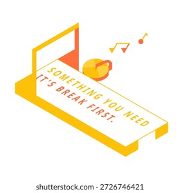 Kompaktes 3D-Mini-Musik-Player-Symbol mit dimensionaler Tiefe, leuchtenden Wellenformen und Wiedergabetaste. Skalierbarer EPS-Vektor für Benutzeroberfläche, Medien-Apps und Audio-Tools.