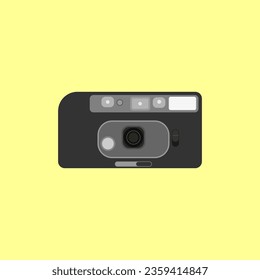  compact camera in vector illustration